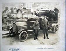 WWI Image of Automobile Mounted Artillery produced by Societa Anonima Italiana  picture