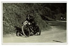 Vintage RPPC German Motorcycle Racer Real Photo Postcard picture
