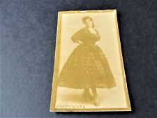 Antique G.W. Gail & Ax's Navy Tobacco Card with image of Actress Carmencita.   picture