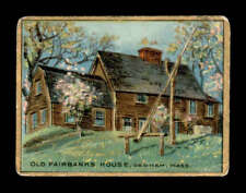 1911 Helmar Historic Homes #37 Old Fairbanks House Dedham Mass.  T69 F X3103104 picture
