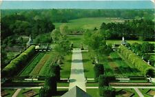 VTG Postcard- The Palace Gardens, Williamsburg, VA Unused 1960 picture