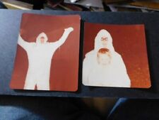 VINT SNAPSHOT PHOTO LOT, MAN IN A GHOSTLY GHOUL HALLOWEEN COSTUME picture