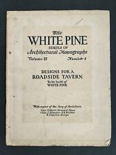 1920 antique WHITE PINE SERIES architectural monographs ROADSIDE TAVERN picture