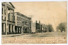 Antique Postcard Palmyra, NY Main Street Looking West Undivided Back Posted 1906 picture