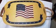 Peterboro Limited Edition 150th Anniversary Flag Basket w/ Liner 1854-2004 - PO picture