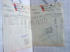 2x vtg Robinson Ransbottom Pottery original receipts 1967 Roseville Ohio paper picture
