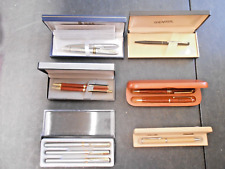 Unique  Group Of 6 Vintage Pens In The Original Box/Case - Multiple Makers picture