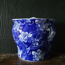 Vintage Blue and White Chinoiserie Wall Pocket / Wall Planter, Asian Decor picture