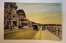 Crest Hall and Ocean View Hotel,Winthrop Shore Drive,MA Suffolk County Postcard picture