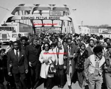 JOHN LEWIS Photo 4x6 Selma March Coretta Scott King Civil Rights 10 years after picture
