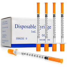 CAILOS 1Ml 30 Gauge Syringes 1Cc 1/2 Inch 13Mm Lab Disposable Supplies for  picture