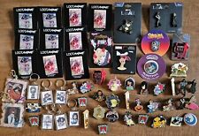 Lot of Pins Keychains Charms & Buttons Disney Loungefly Anime Loot Crate Marvel picture