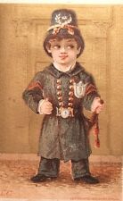 c1881 Antique Victorian Trading Card~Brooklyn, NY. Policeman~Mirick. #-2 picture