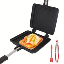 Double Sided Frying Pan, Grilled Cheese Maker Nonstick Sandwich Toaster Maker picture