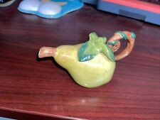Fitz And Floyd Pear Shaped Miniature Teapot Gift Gallery,Rare Collectable, READ picture