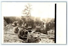 c1920's Mining Locomotive Occupational Germany Europe RPPC Photo Postcard picture