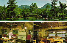 Kidney Pond Lodge And Camps Baxter Park Maine MultiView Chrome Postcard picture