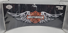 Harley-Davidson Embroidered Winged Bar & Shield Logo Emblem Large Sew on picture