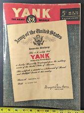 YANK MAGAZINE - WWII-era Army Weekly - Dec 28, 1945 Vol 4 No 28 - FINAL ISSUE picture