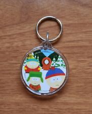 South Park 1998 Vintage Cartman Kenny Kyle Stan Round Key Chain NEW picture