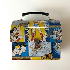 Vintage Wonder Woman Metal Dome Lunch Box Vandor Collectible Tins SLC Utah picture
