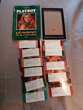 Vintage 1975 Playboy Playmate Calendar with sleeve -  Great Condition picture