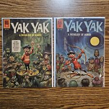 FOUR COLOR 1186 & 1348 - RARE Yak Yak part 1 & part 2 - Dell Comics - 1961 - FN picture