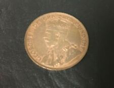 1920 CANADIAN PENNY GEORGIVS V Vintage Large Penny Cent Nice Coin picture
