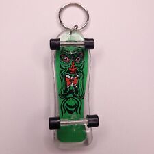 Vtg 90s Rob Roskopp Santa Cruz Green Monster Rad Skateboard Fingerboard Keychain picture