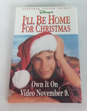 Disney Ill Be Home For Christmas Movie Logo Pinback Button Made USA picture