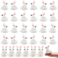 100Pcs Rabbit Mini Figurines for Easter Decor picture