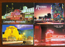 Vintage NOS RPPC Postcards Travel Souvenir Laughlin & Las Vegas NV 4 Color EUC picture