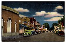 Vintage Wall St, Rexall Drugs, '38-'39 Ford Panel Van, Eagle River, WI Postcard picture