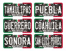 Placas Auto Todos los  Estados de Mexico/ Car Plate Mexico States / ANY TEXT picture