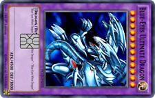 Credit Card SMART Sticker Skin Yugiooh (Blue Eyes White Dragon, Dark Magician) picture