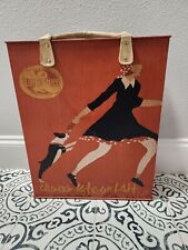 Vintage Metal Shopping Bag/Umbrella Stand - French Decor Lune De Miel Chocolate picture