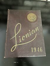 Vintage 1946 Lincoln High School Sacramento California  picture