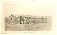 c1940 First Sod House in Dodge City, Kansas Real Photo Postcard/RPPC picture