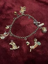Vintage Winnie the Pooh And Friends Charm Bracelet A Couple Of Charms Came Off picture