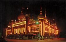 Night View Corn Palace Mitchell South Dakota 1960s Vintage Postcard Unposted picture