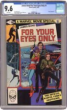 James Bond For Your Eyes Only #1 CGC 9.6 1981 3899991012 picture