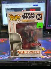 OS4 Funko Pop Star Wars The Mandalorian #345 Special Edition (Full Chrome) picture