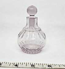 Antique Hand-Blown Perfume Bottle With Round Glass Stopper picture