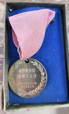 Vintage Orange Monogram Models Honor Award Outstanding Model Building Medal picture
