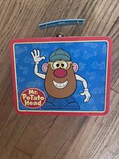 Vintage Mr. Potato Head Tin Lunch Box 2000 Hasbro Magnetic Face Pieces  picture