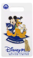 2024 Disney Parks Mickey Mouse & Pluto Graduation Day Pin LR picture