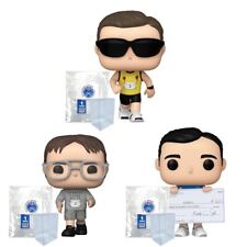 The Office Fun Run Set of 3 Funko Pops + Protective Cases picture