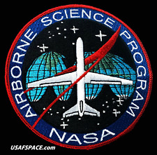 ORIGINAL AIRBOURNE SCIENCE PROGRAM - NASA JPL USAF - EARTH RESEARCH SPACE PATCH picture