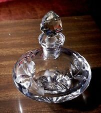 Vintage Perfume Decanter for Vanity  - Lead Cut Crystal- Western Germany picture