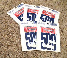 5 NOS VINTAGE 1994 INDIANAPOLIS 500 INDY RACING DECALS STICKERS ~ UNUSED ~ picture